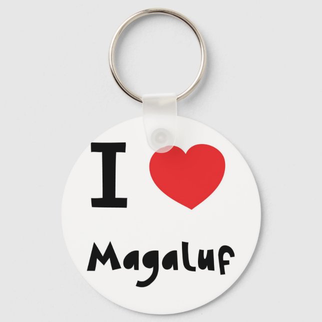 I love Magalluf Key Ring (Front)