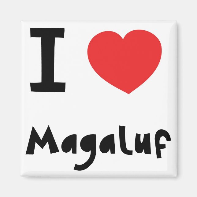 I love Magalluf Magnet (Front)
