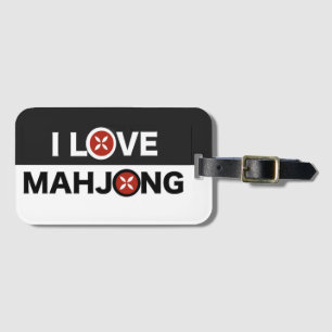 I Love Mahjong It's My Bag Luggage Tag