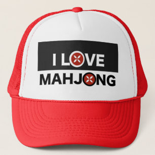 I Love Mahjong It's My Bag Trucker Hat