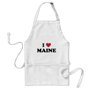 I Love Maine Standard Apron