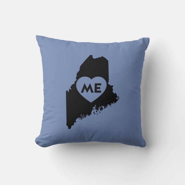 I Love Maine State Pillows (Front)