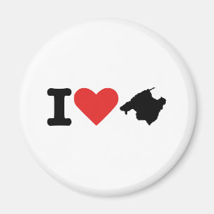 I love Majorca - Spain Magnet