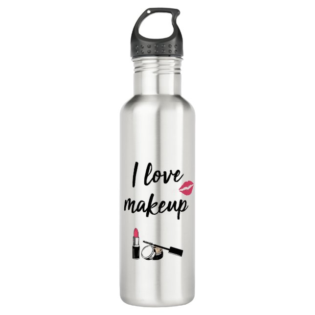 I Love Makeup 710 Ml Water Bottle (Front)