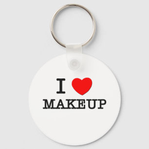 I Love Makeup Key Ring