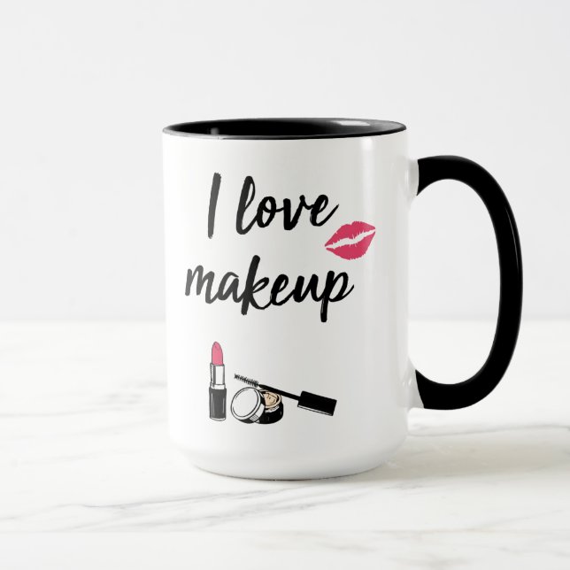 I Love Makeup Mug (Right)