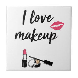 I Love Makeup Tile