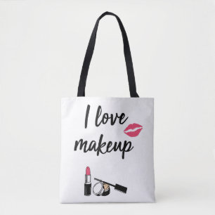 I Love Makeup Tote Bag