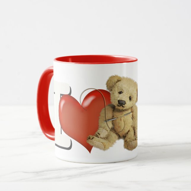 I Love Making Bears Personalised Mug (Front Left)