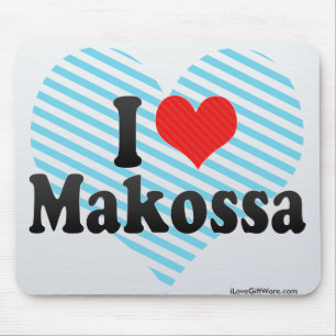 I Love Makossa Mouse Mat