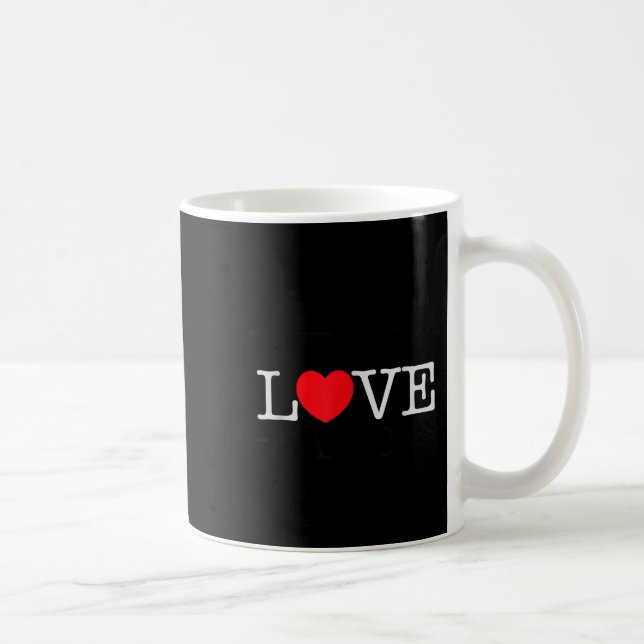 I Love Malachi Heart Family Name Malachi Groovy  Coffee Mug (Right)