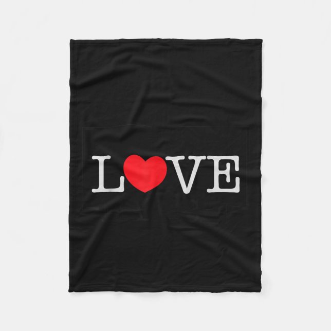 I Love Malachi Heart Family Name Malachi Groovy  Fleece Blanket (Front)