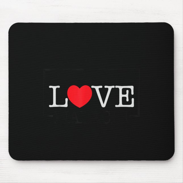 I Love Malachi Heart Family Name Malachi Groovy  Mouse Mat (Front)
