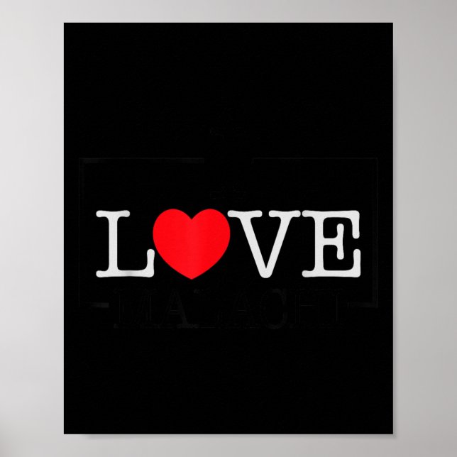 I Love Malachi Heart Family Name Malachi Groovy  Poster (Front)