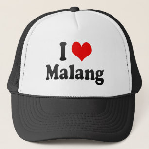 I Love Malang, Indonesia Trucker Hat