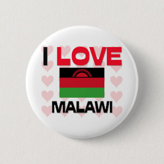 I Love Malawi 6 Cm Round Badge