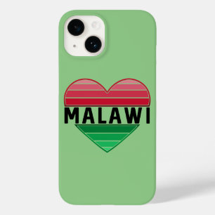 I Love Malawi, Malawian Heart Case-Mate iPhone 14 Case