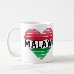 I Love Malawi, Malawian Heart Coffee Mug