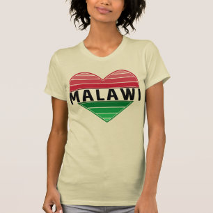I Love Malawi, Malawian Heart T-Shirt