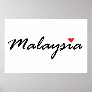 I love Malaysia Poster