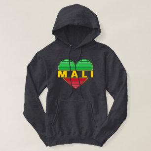 I Love Mali, Malian Heart Hoodie