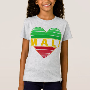 I Love Mali, Malian Heart T-Shirt