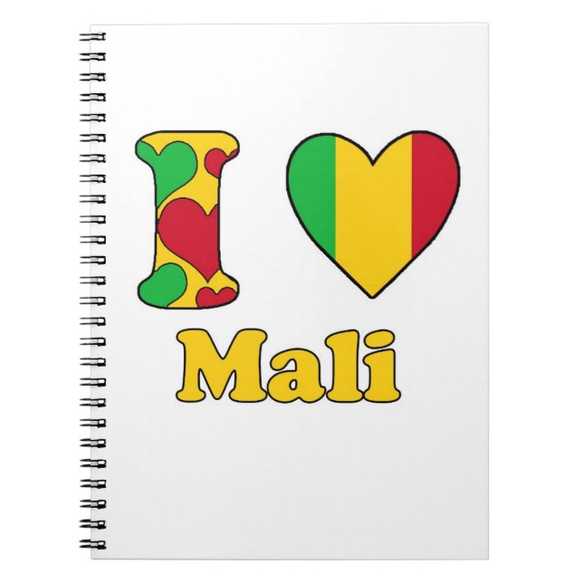 I love Mali Notebook (Front)