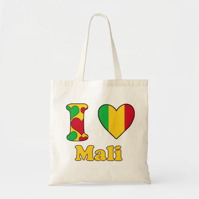 I love Mali Tote Bag (Front)