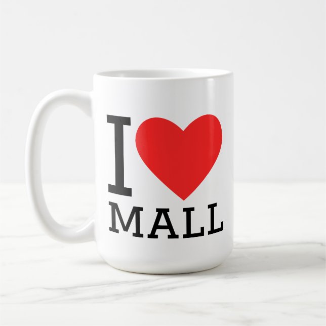I love mall coffee mug (Left)