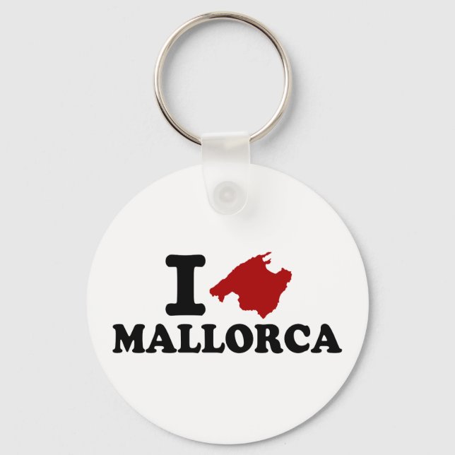 I love Mallorca Key Ring (Front)