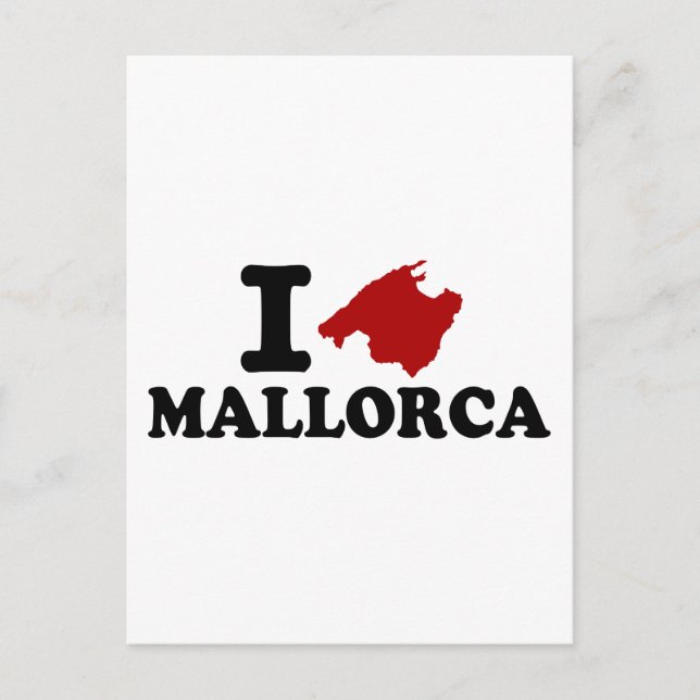 I love Mallorca Postcard (Front)