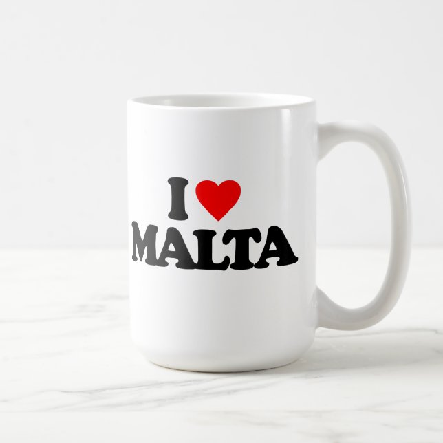 I LOVE MALTA COFFEE MUG (Right)