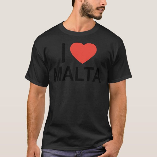 I Love Malta  I Heart Malta - BTS Bon Voyage Jin   T-Shirt (Front)