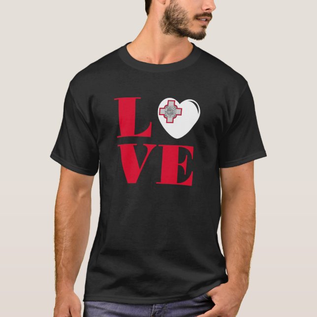 I love Malta T-Shirt (Front)