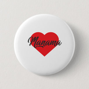I Love Manama - Bahrain 6 Cm Round Badge