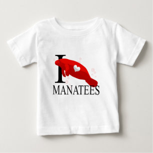I Love Manatees Baby's Baby T-Shirt