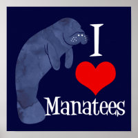 I Love Manatees