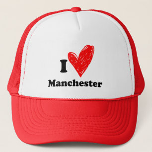 I love Manchester Trucker Hat