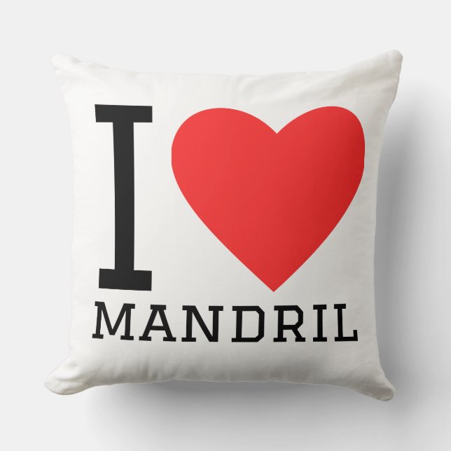 I love mandril cushion (Front)
