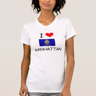 I Love MANHATTAN Kansas T-Shirt