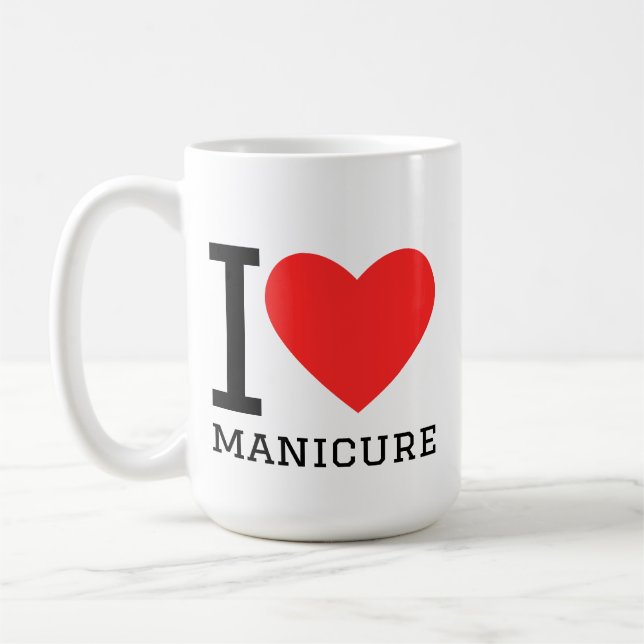 I love manicure coffee mug (Left)