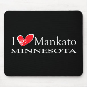 I Love Mankato Minnesota Mouse Mat