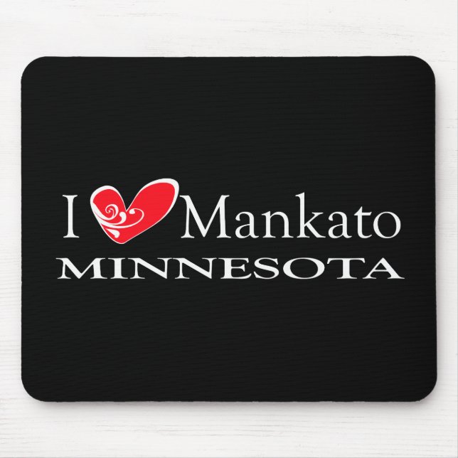 I Love Mankato Minnesota Mouse Mat (Front)