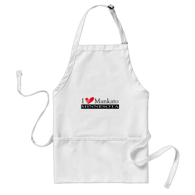I Love Mankato Minnesota Standard Apron (Front)