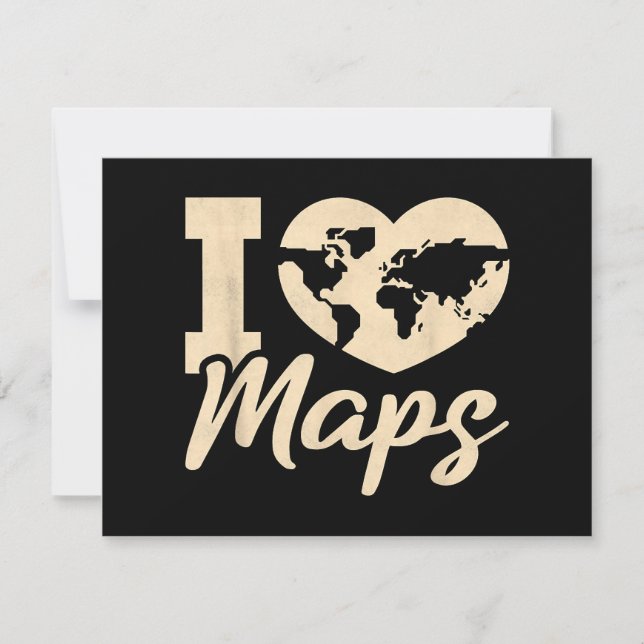 I Love Maps, Geography (Front)