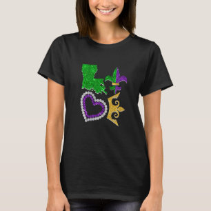 I Love Mardi Gras Carnival Festival Party Costume T-Shirt
