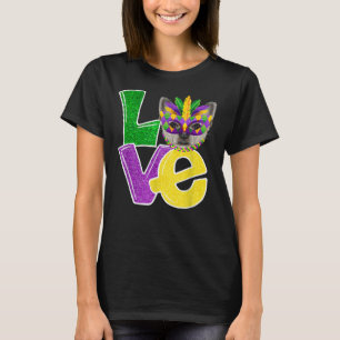 I Love Mardi Gras Costume Chihuahua Dog Puppy T-Shirt