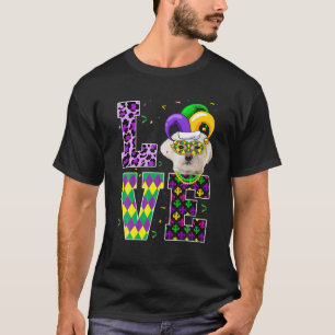 I Love Mardi Gras Festival Party Lover Funny Malte T-Shirt