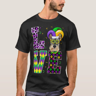 I Love Mardi Gras Festival Party Lover Funny Schna T-Shirt
