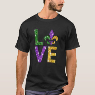 I Love Mardi Gras Mardi Gras For Girls T-Shirt